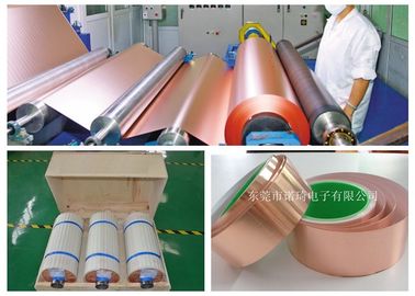 Thin Copper Foil Excellent Uniformity / Infiltration 500 - 5000m Length