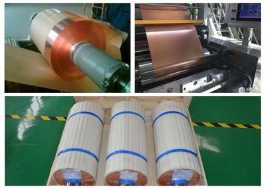 एसजीएस नरम Annealed लुढ़का कॉपर पन्नी Mylar टेप रंग समानता के लिए
